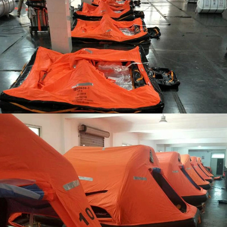 A16 Throw Over Type Inflatable Life Raft for 16 Persons with Solas Certificate