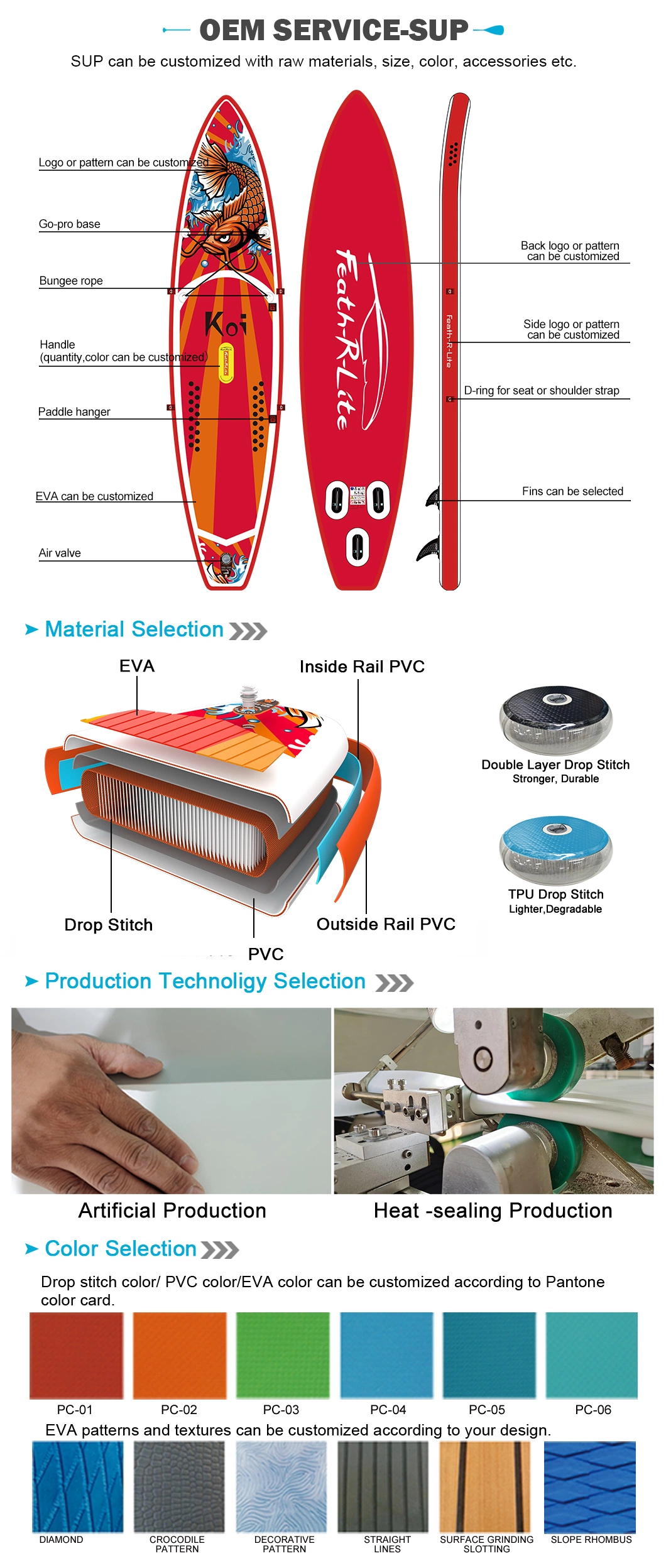 China Supplier BSCI / CE OEM Wholesale Custom Inflatable Sup Board Soft Top Surfboard Epoxy Surfboard Paddle Boards Sup Factory Water Sports
