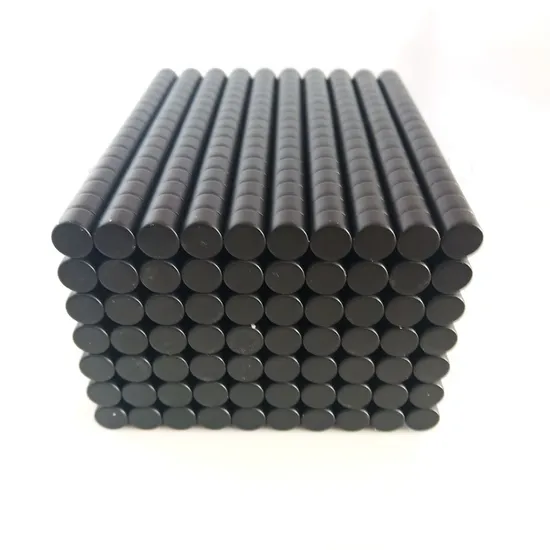 Strong N48 Dia8X6 or Customized Black Epoxy Coated NdFeB Permanent Rare Earth Disc Neodymium Magnet 