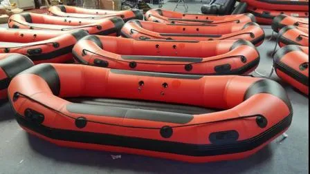 Hot Sale Item Water Sport Product 10 Persons 14feet 4.3m PVC Inflatable Floating Boat Rafting Boat PVC Boat Rapids Boat River Junior Boat Canoe Slalom for Sale