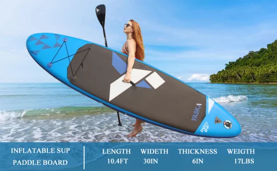 Hot Selling Customized All Round Sup Surf Board Inflatable Paddle Board in 10′4× 32′′× 6′′