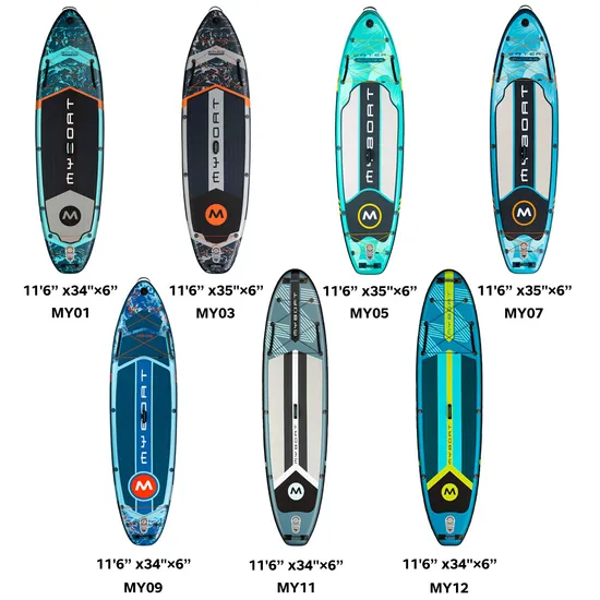 Bigfly Dog Paddle Board Extra Wide Inflatable Paddleboard Sup 11′6′′*35′′*6′′ All Around Sup Board 