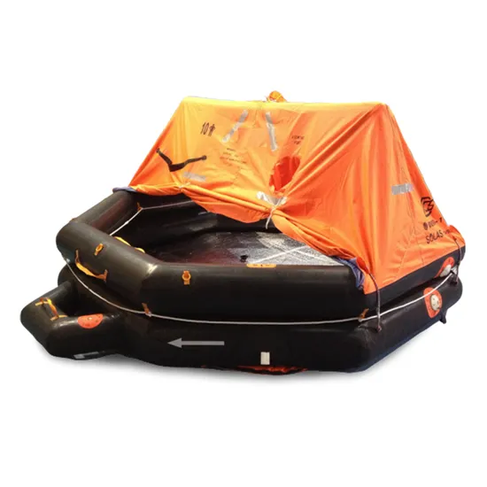 Solas Small Throw Overboard Type Inflatable Life Raft for Fishing Ships 