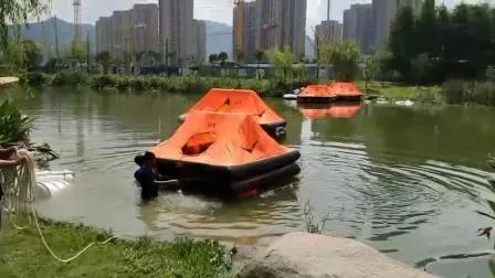 Solas Approved Throw Overboard Type Inflatable Life Raft for 15 Persons Capacity 