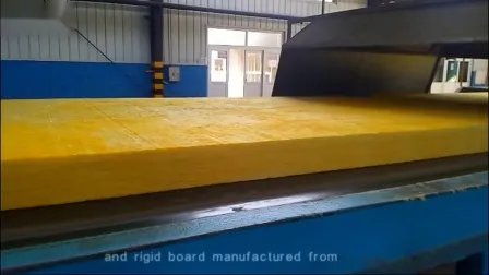Fireproof 50mm Thick Fiber Glass Wool Board