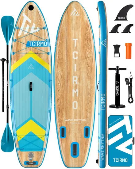Factory OEM All Round Tabla De Sup 10′6′′x33′′x6′′ Inflatable Stand up Paddle Board Tavola Sup for Adults 