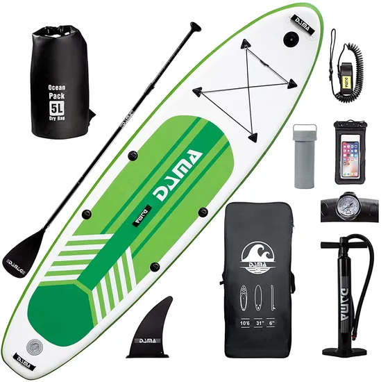 China Manufacturer Waterplay Surfing Inflatable Stand up Paddle Surf Board 10′6